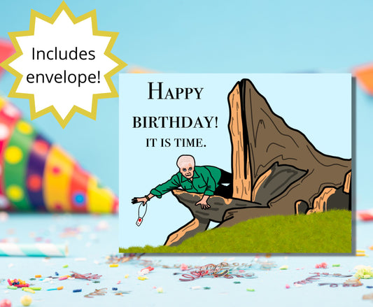 Pride Rock Life Alert Funny Birthday Greeting Card