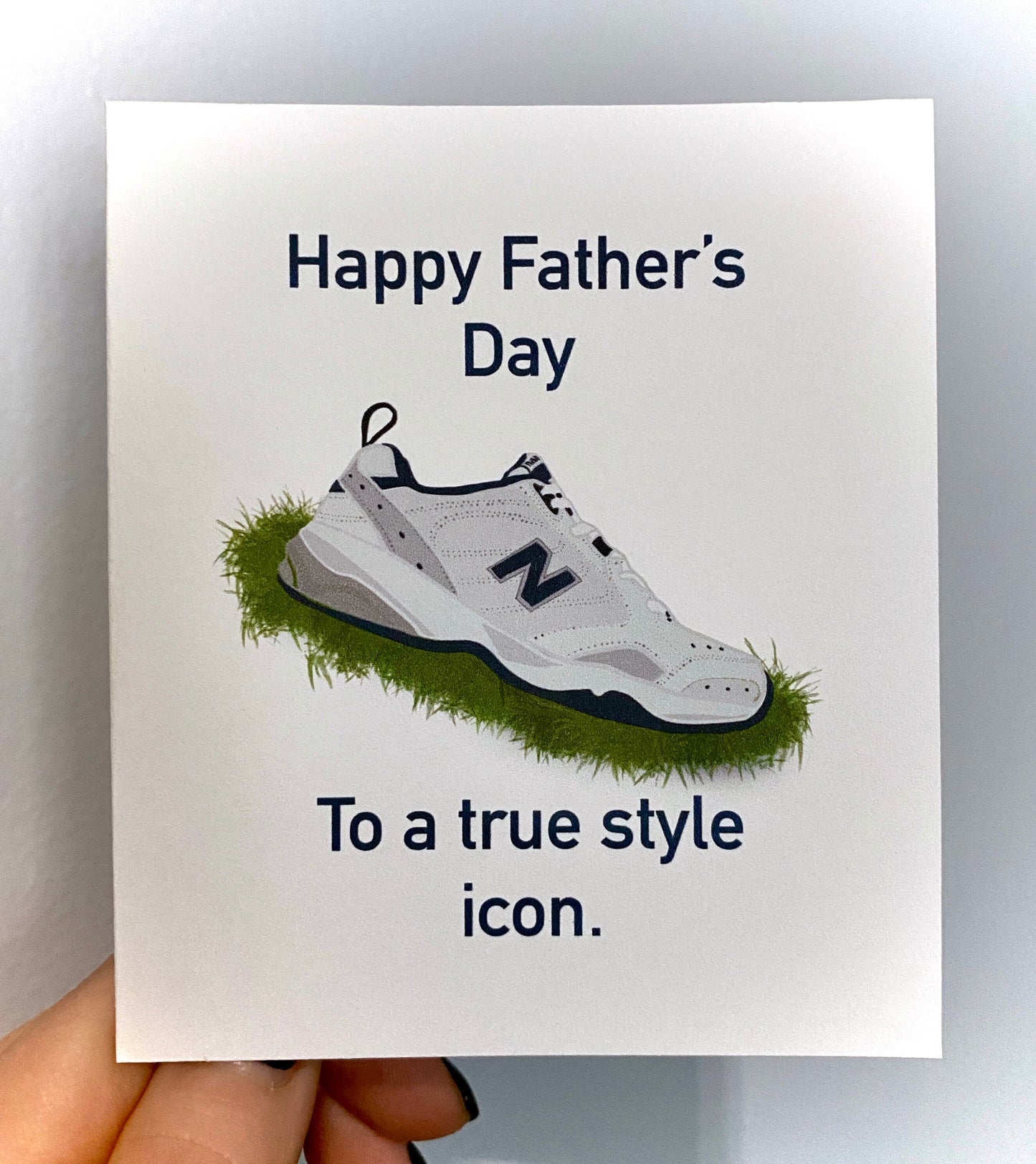 Funny Father's Day New Balance Sneakers Meme Card