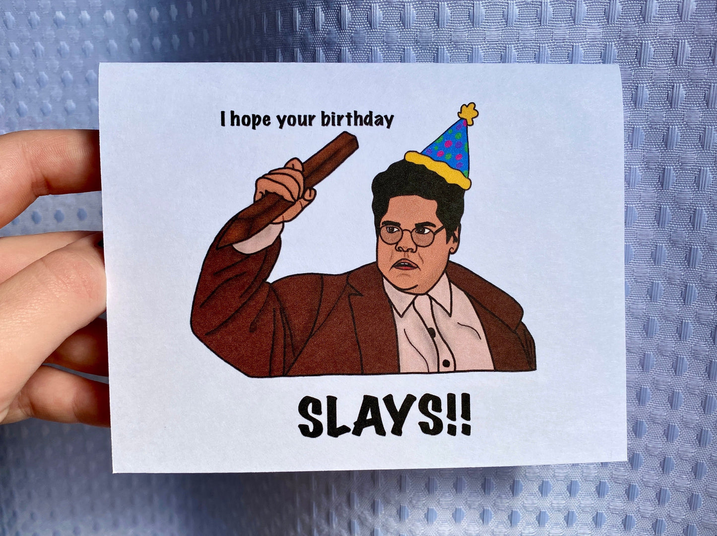 INSTANT DOWNLOAD! Print At Home! Guillermo What We Do In The Shadows Vampire Slayer Funny Birthday Card