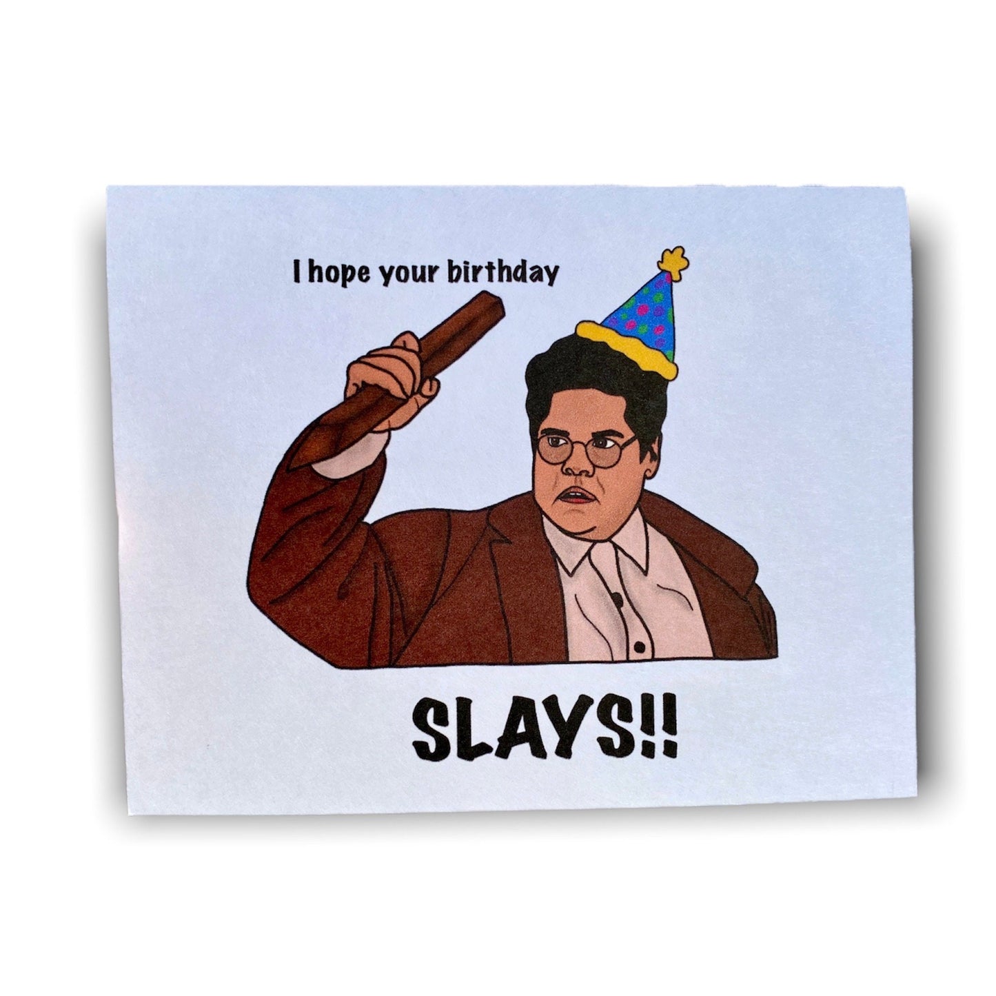 INSTANT DOWNLOAD! Print At Home! Guillermo What We Do In The Shadows Vampire Slayer Funny Birthday Card