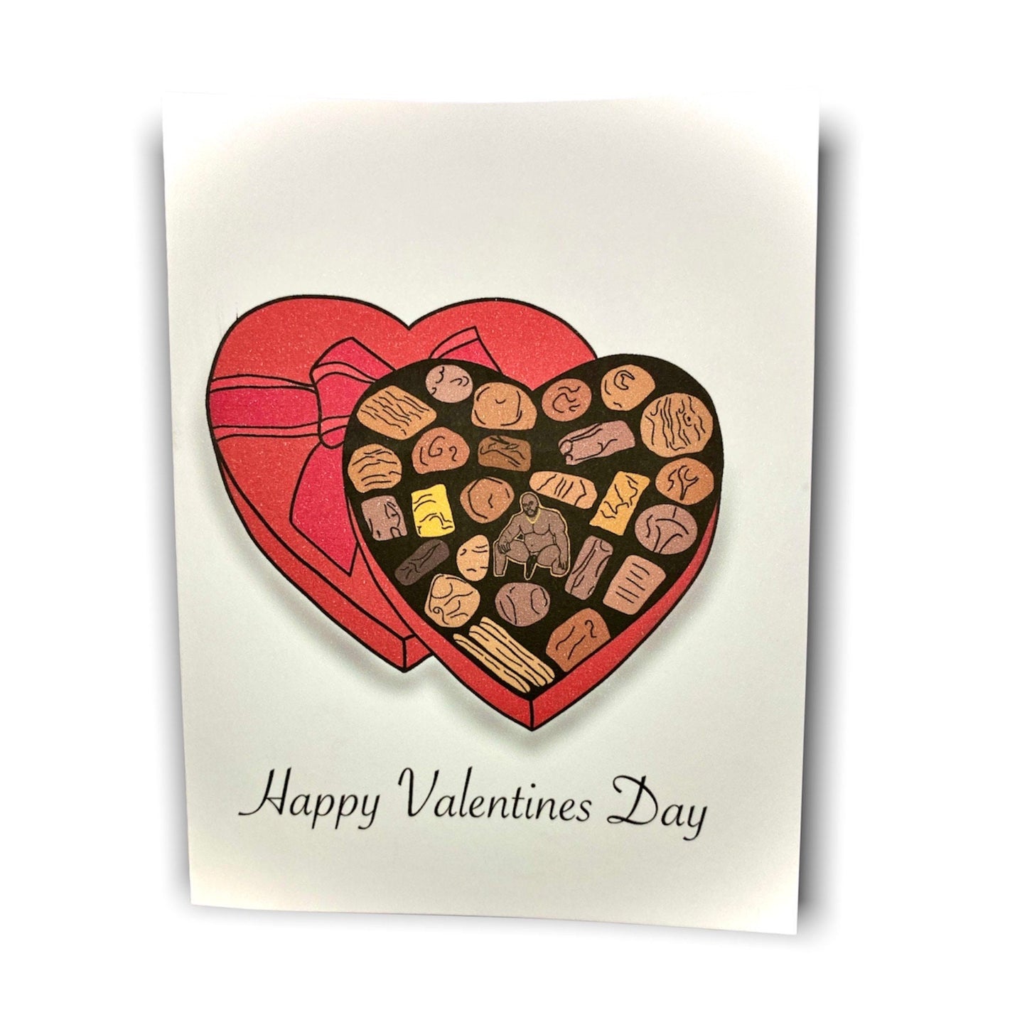 INSTANT DOWNLOAD! Print At Home! Barry Prank Chocolate Heart Love Valentines Day Card