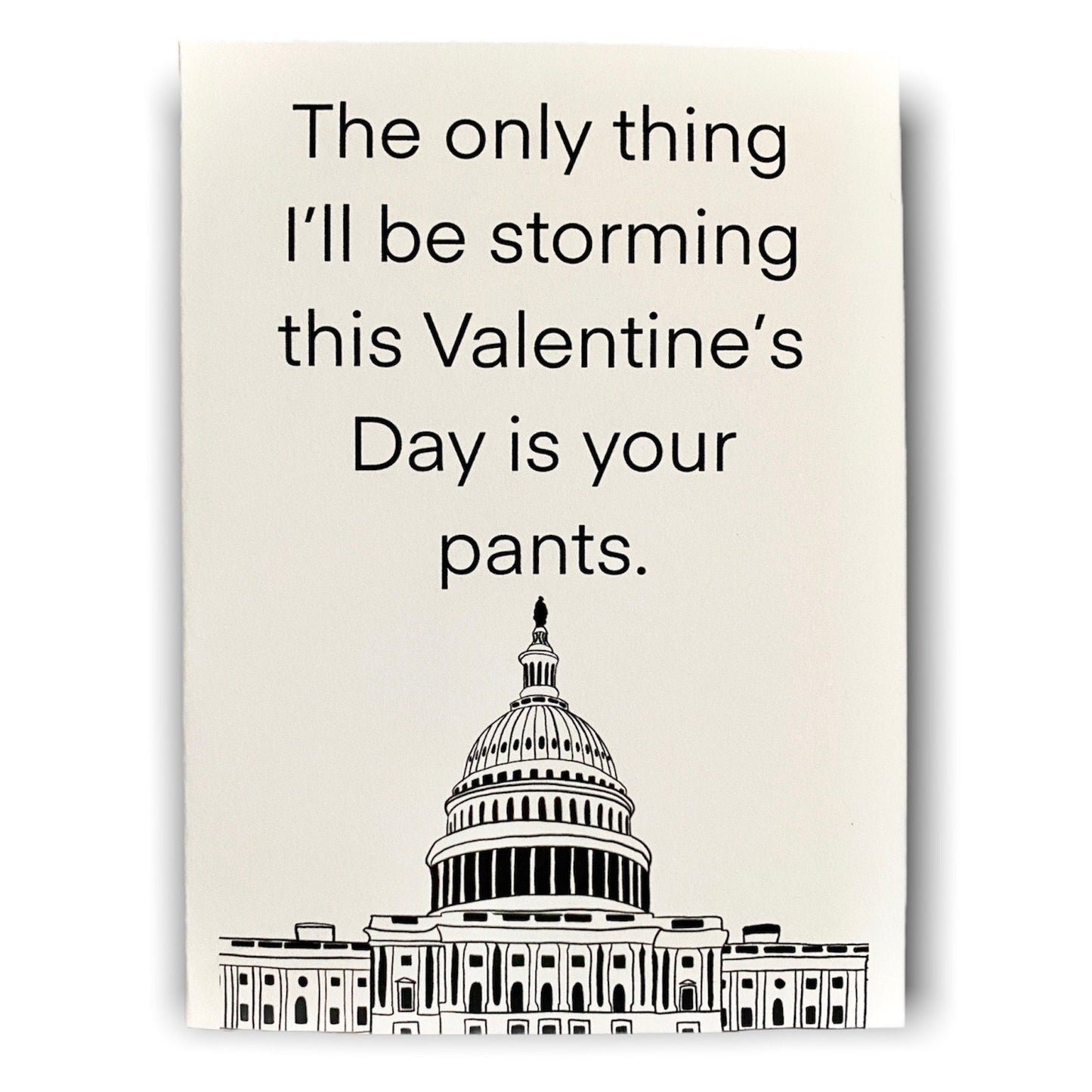 US Capitol Funny Valentine's Day Love Card