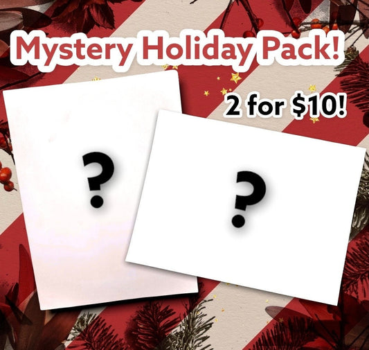 Mystery 2-Pack of Funny Holiday Christmas Cards