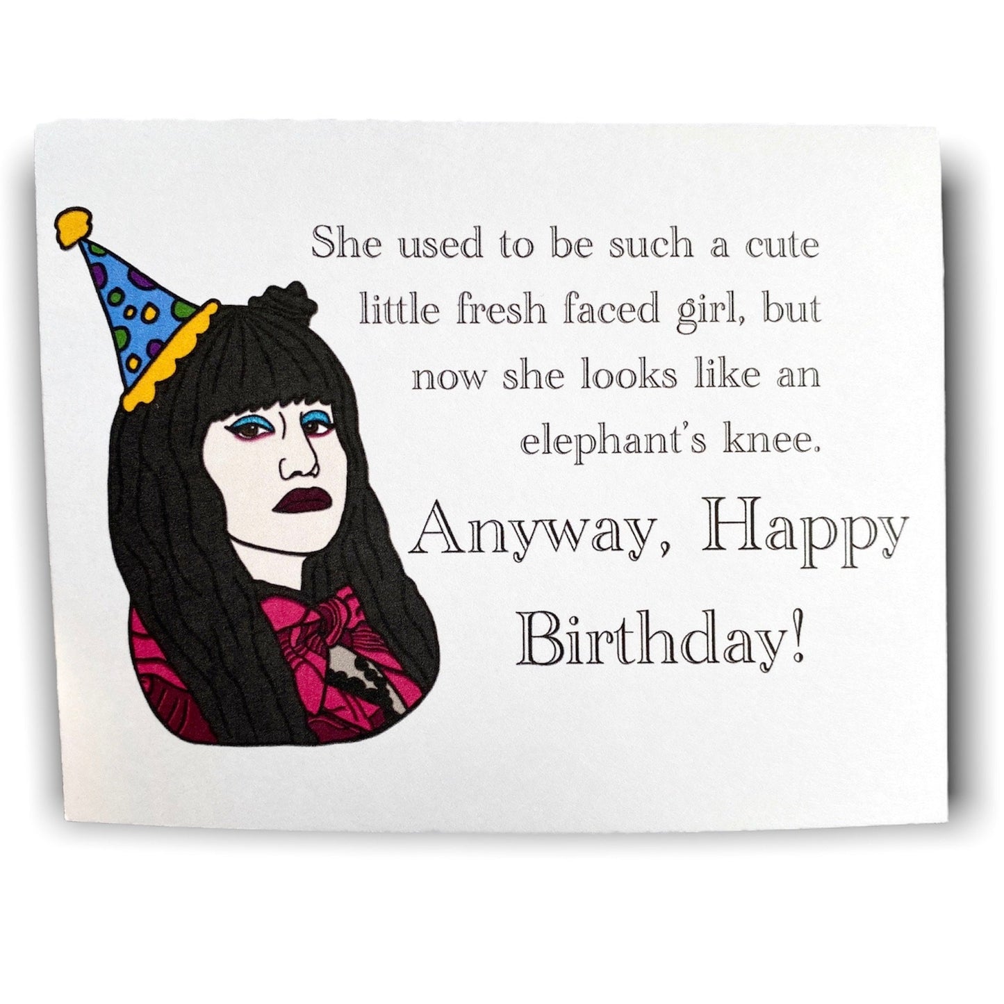 INSTANT DOWNLOAD! Print At Home! Nadja Vampire What We Do In The Shadows Funny Sassy Birthday Card