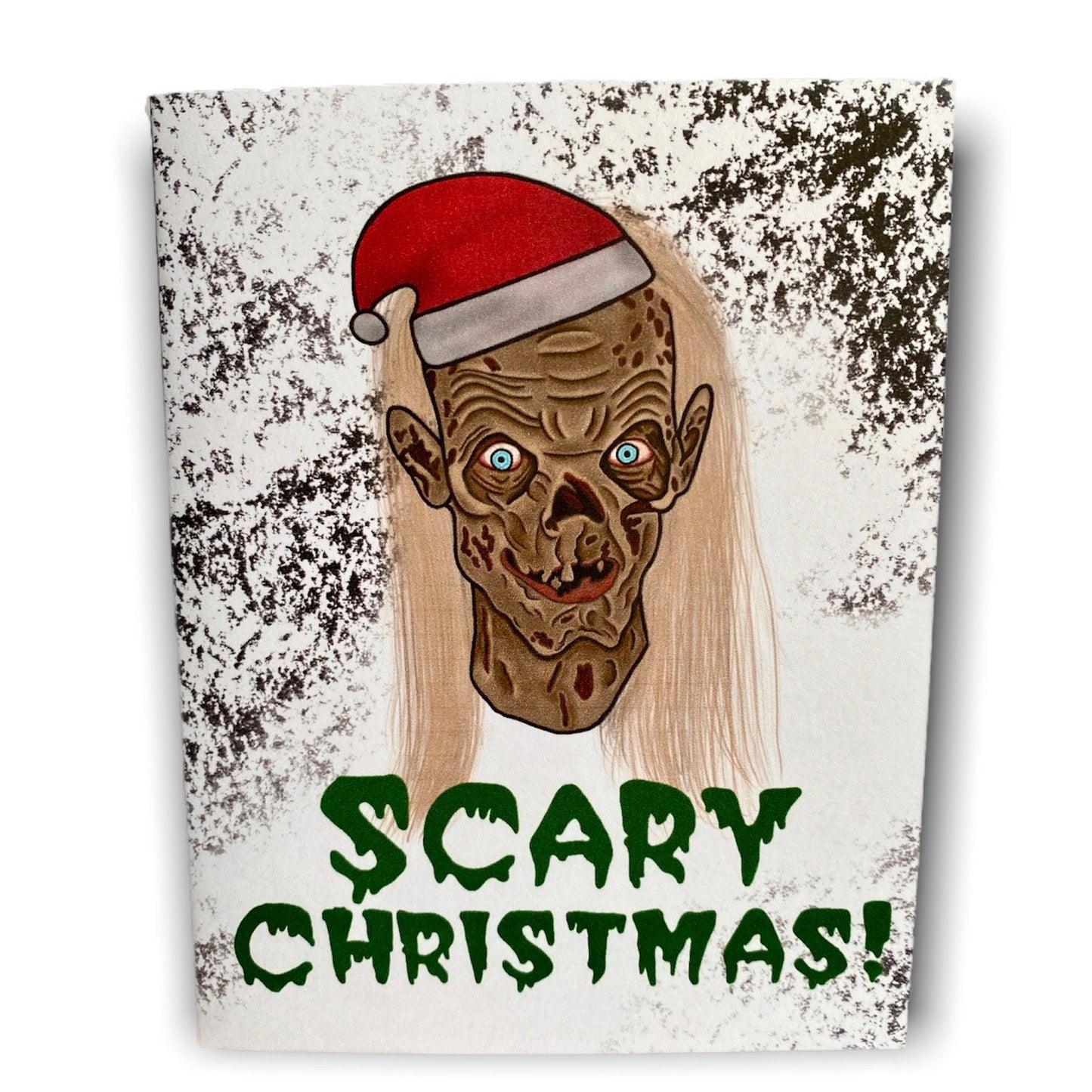 INSTANT DOWNLOAD! Print At Home! Tales From The Crypt Keeper Zombie Horror Holiday Scary Christmas Card