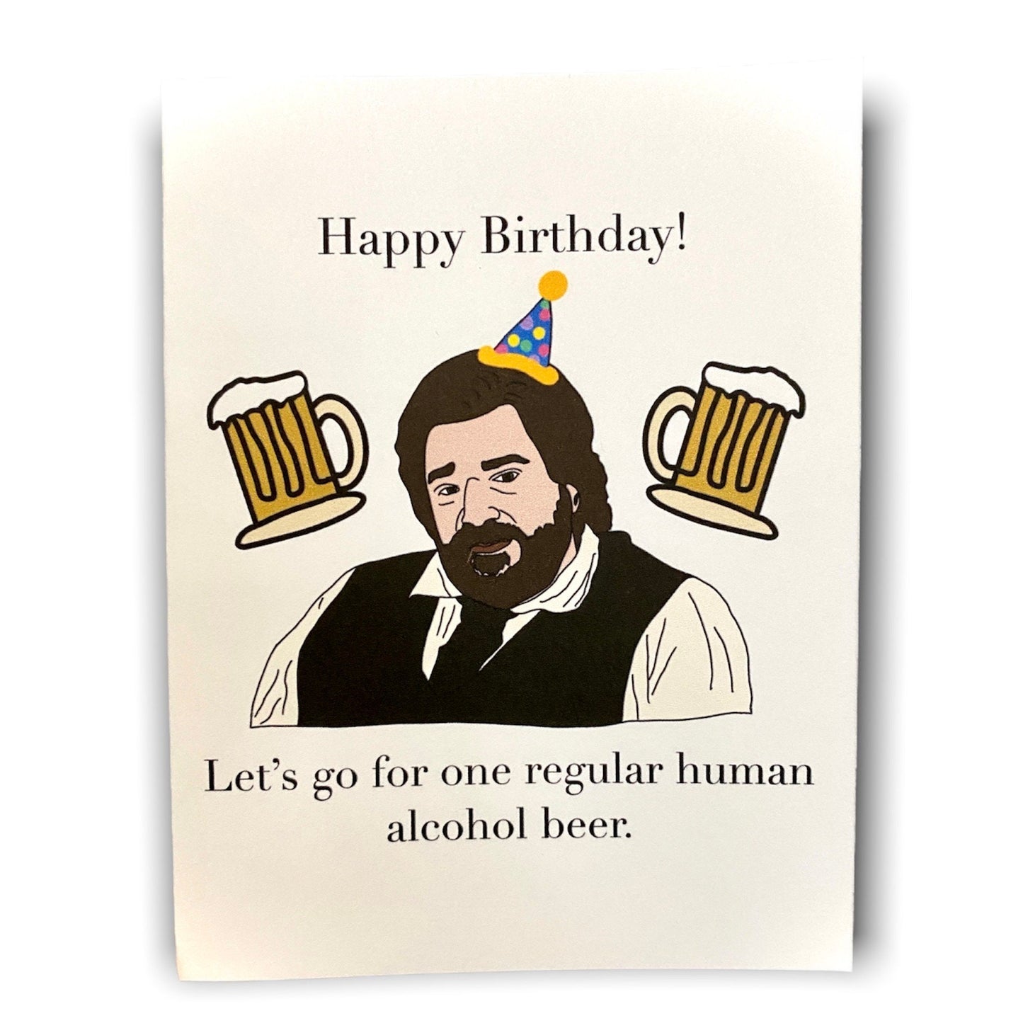 Jackie Daytona What We Do In The Shadows Human Alcohol Beer Funny Birthday Card