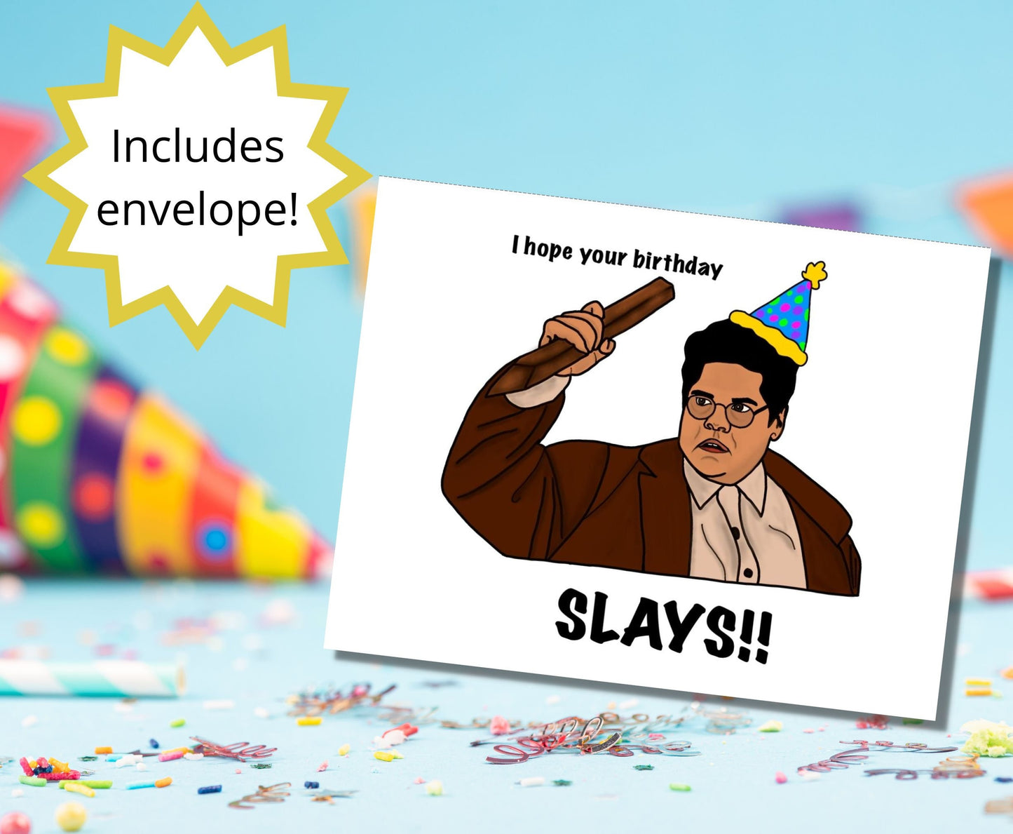 Guillermo What We Do In The Shadows Vampire Slayer Funny Birthday Card