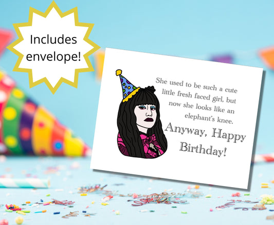 Nadja Vampire What We Do In The Shadows Funny Sassy Birthday Card